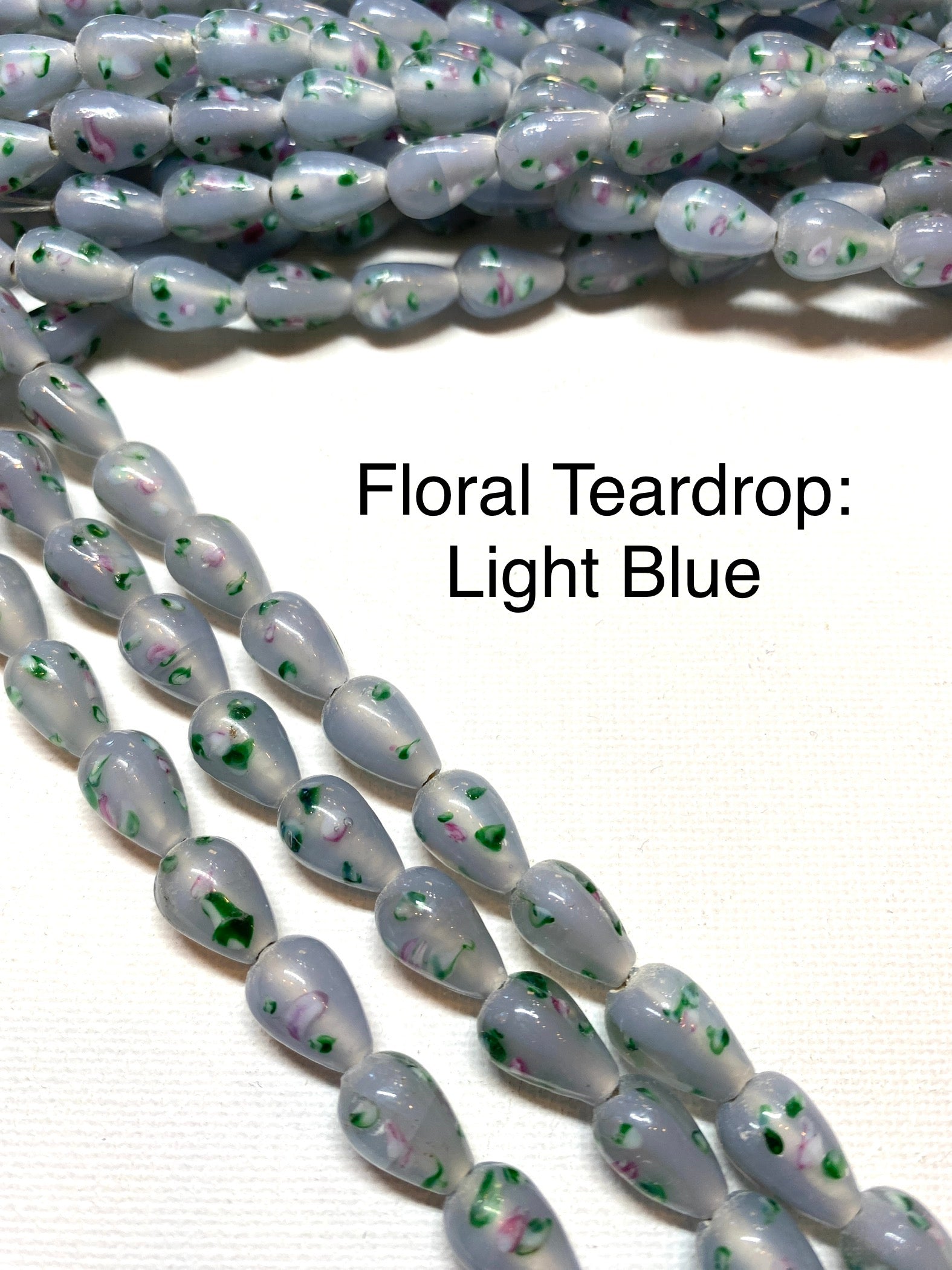 Floral Teardrop