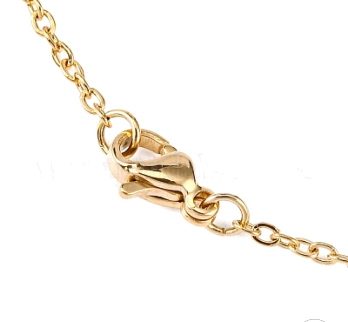 Stainless Steel Flat Cable Necklace 18”