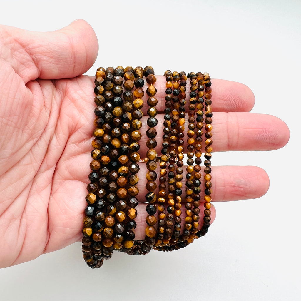 Tiger's Eye Faceted Rounds