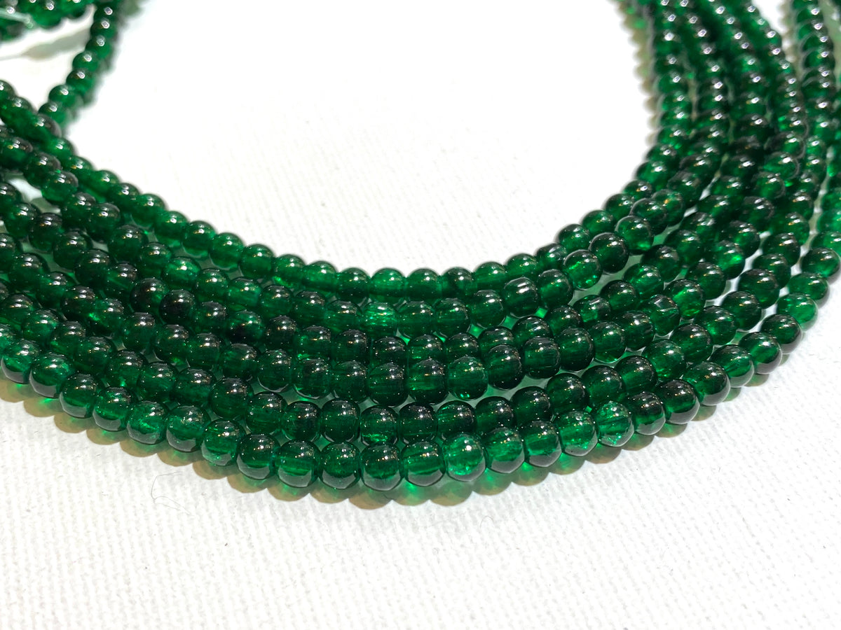 4mm Transparent Glass Beads