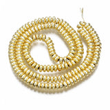 Electroplated Hematite- 4X2mm Saucers