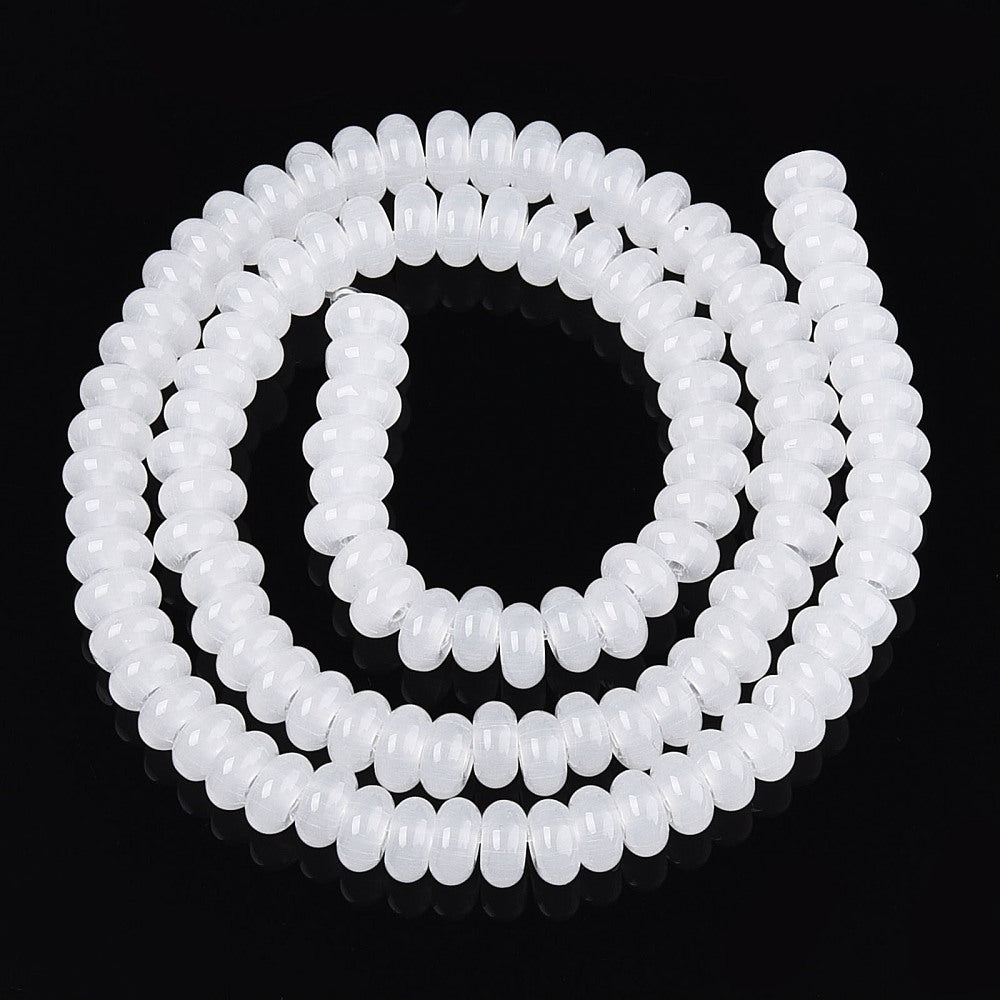 Glass Rondelles - 6x3mm