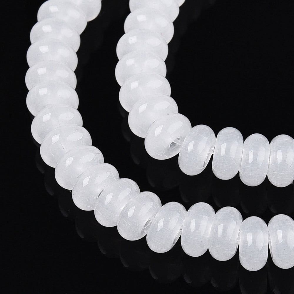 Glass Rondelles - 6x3mm