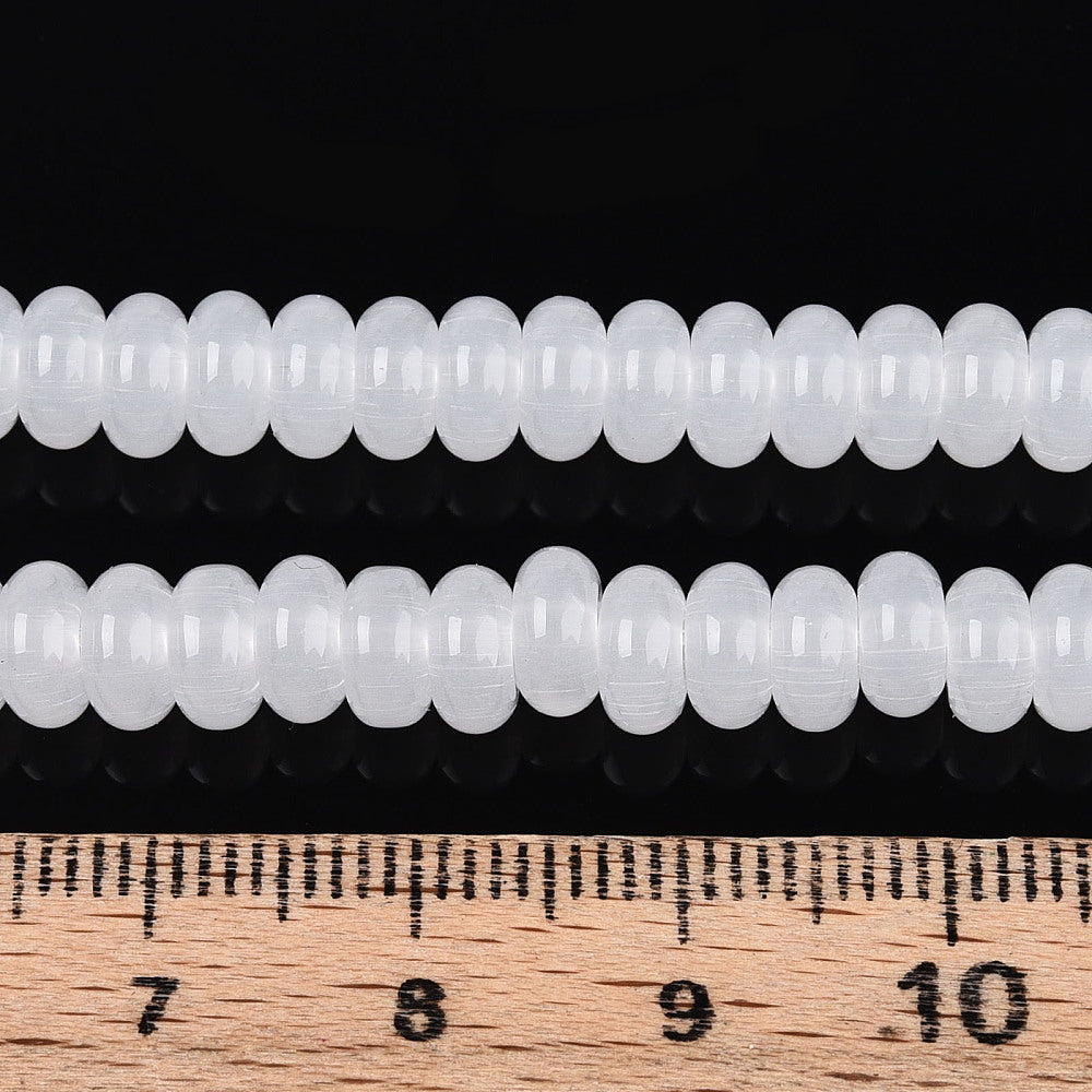 Glass Rondelles - 6x3mm