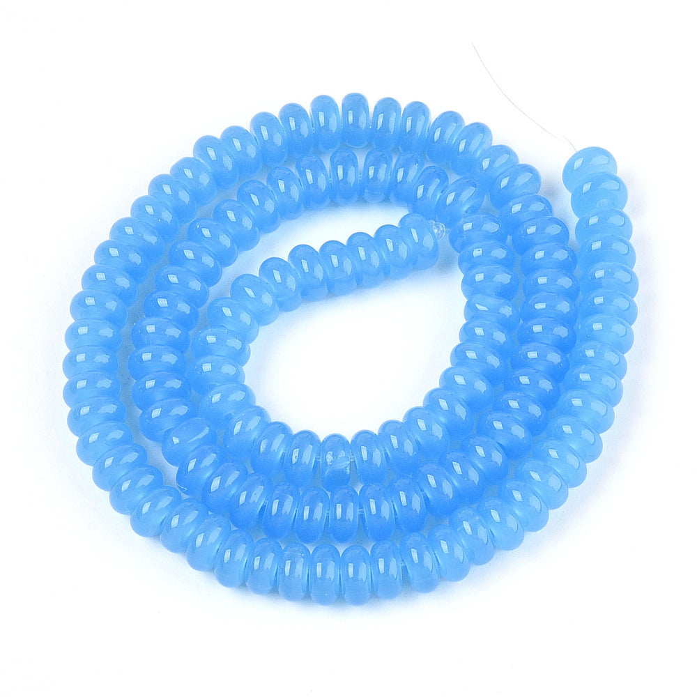 Glass Rondelles - 6x3mm