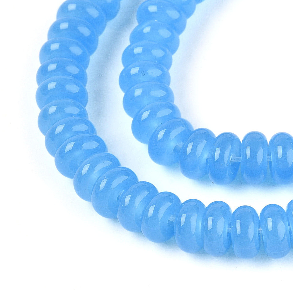 Glass Rondelles - 6x3mm