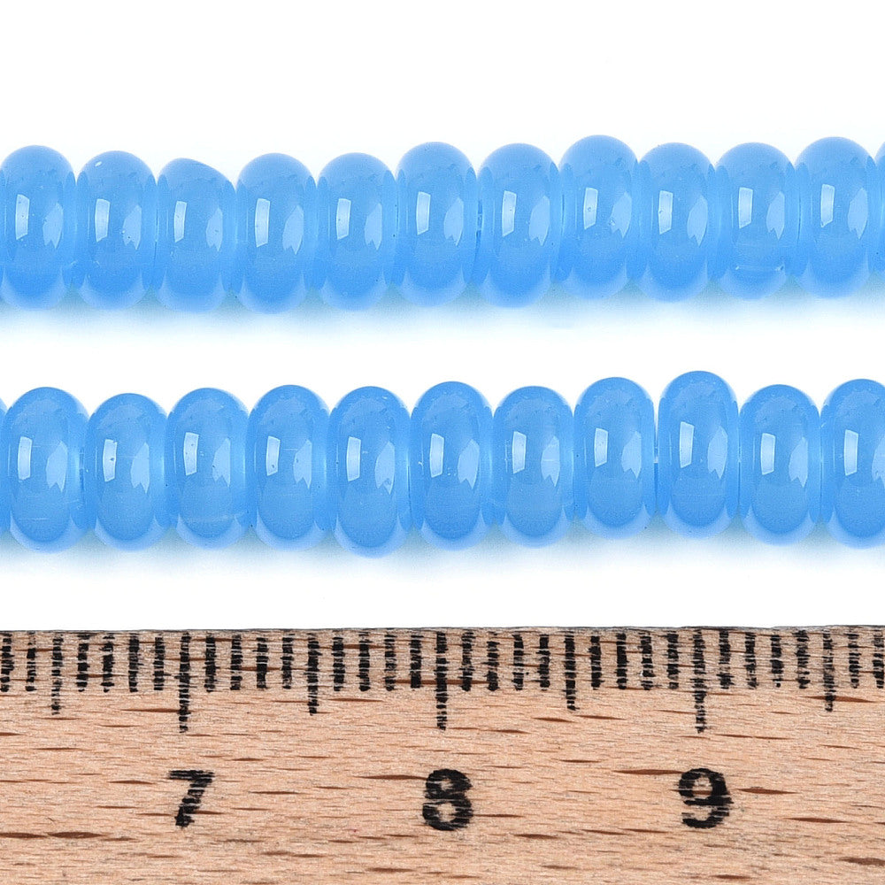 Glass Rondelles - 6x3mm