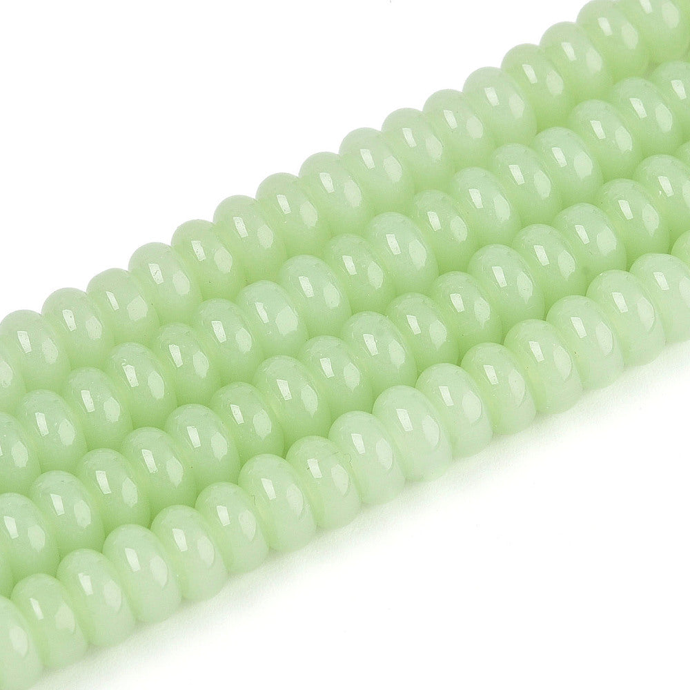 Glass Rondelles - 6x3mm