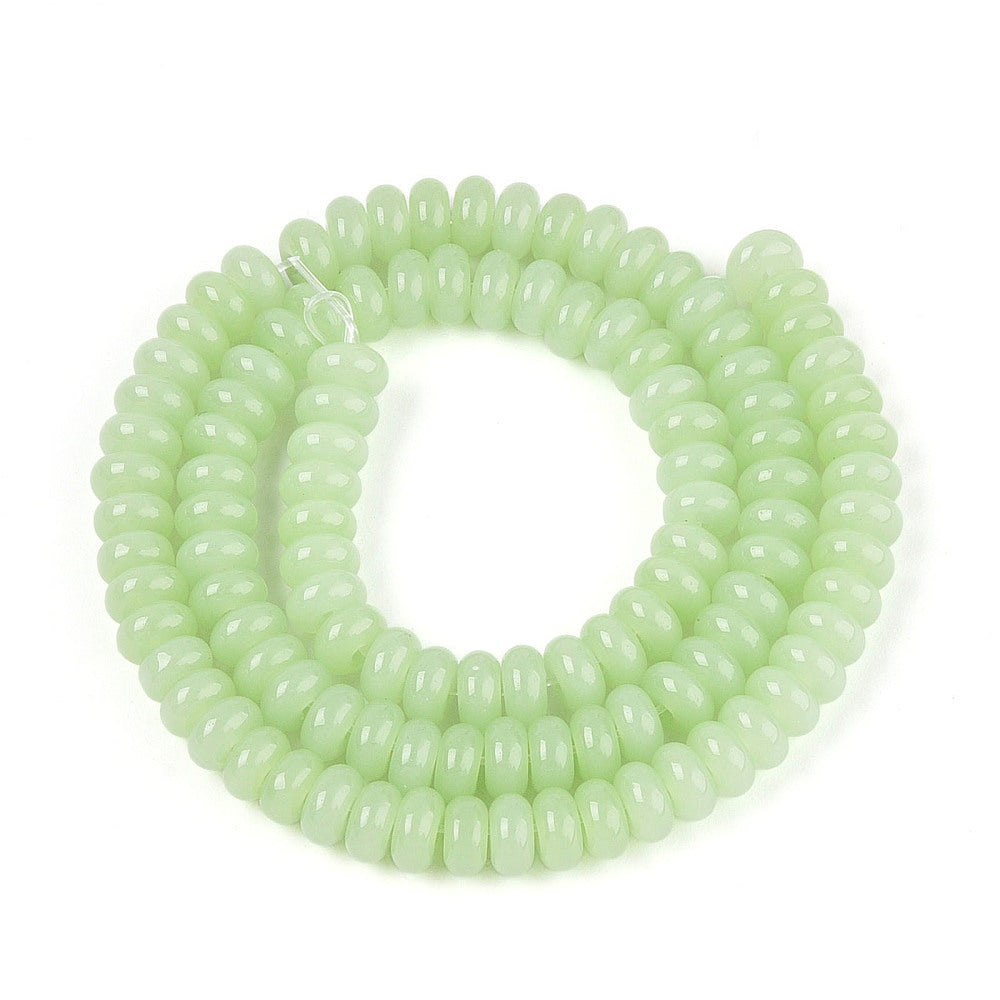 Glass Rondelles - 6x3mm