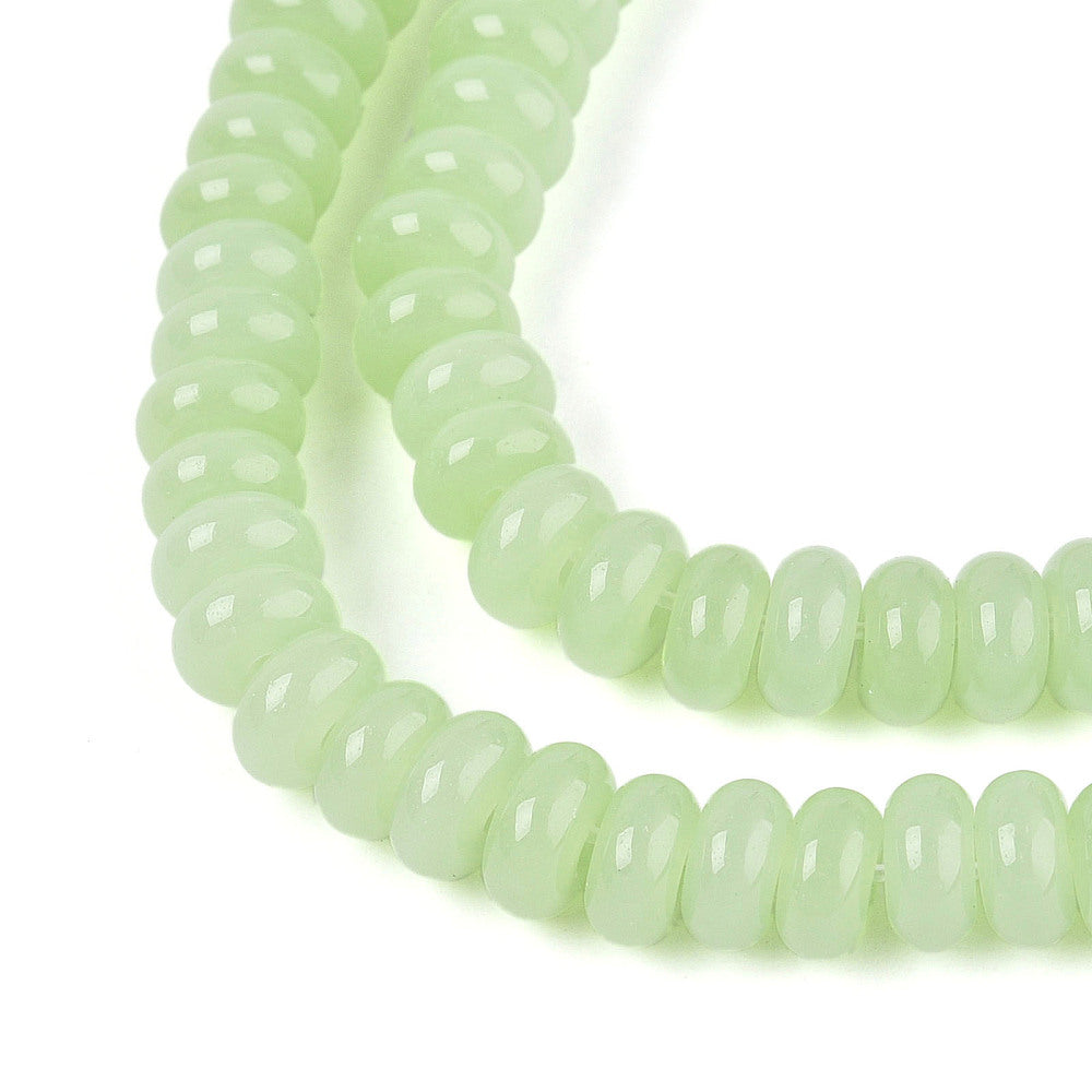 Glass Rondelles - 6x3mm