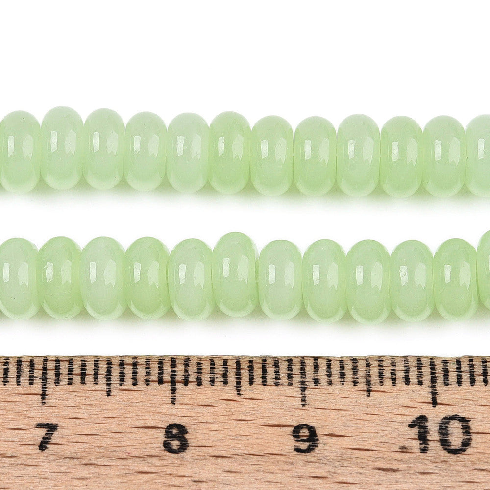 Glass Rondelles - 6x3mm