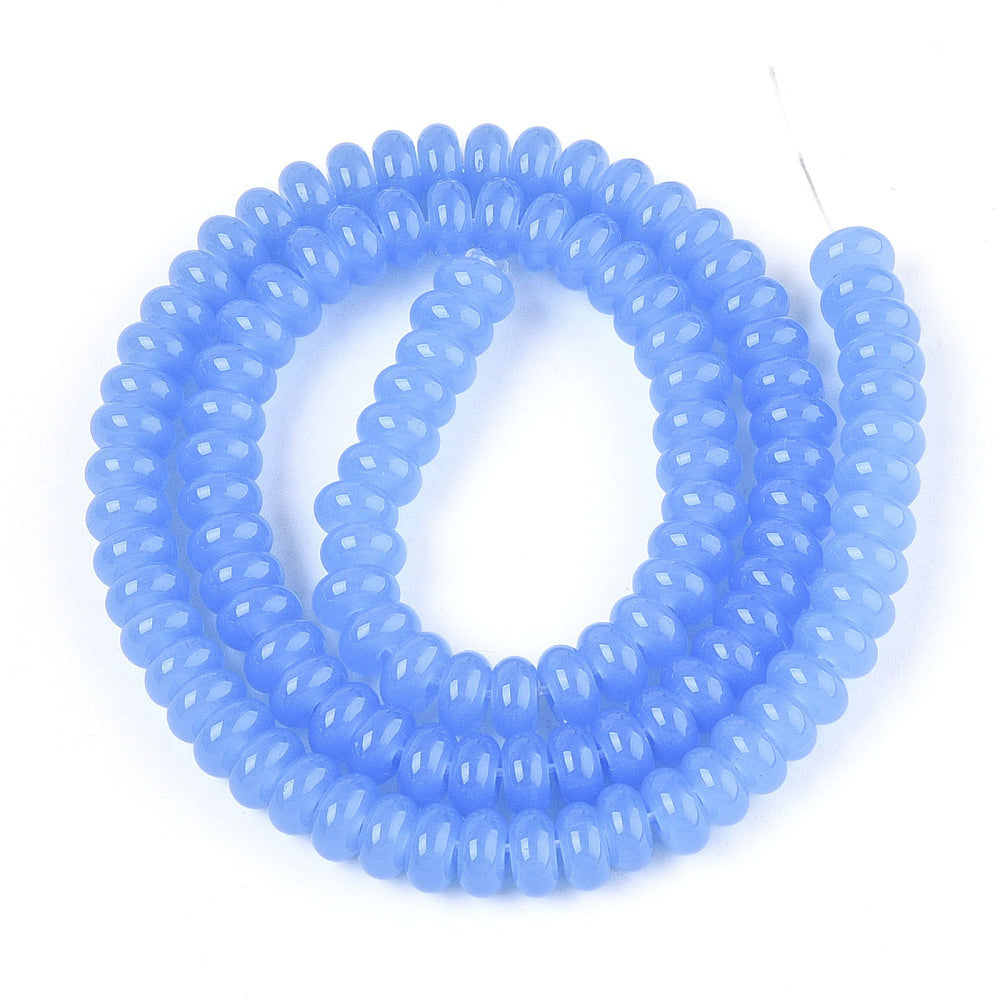 Glass Rondelles - 6x3mm