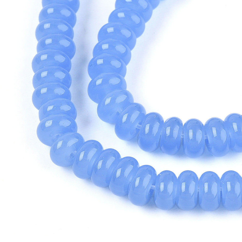 Glass Rondelles - 6x3mm