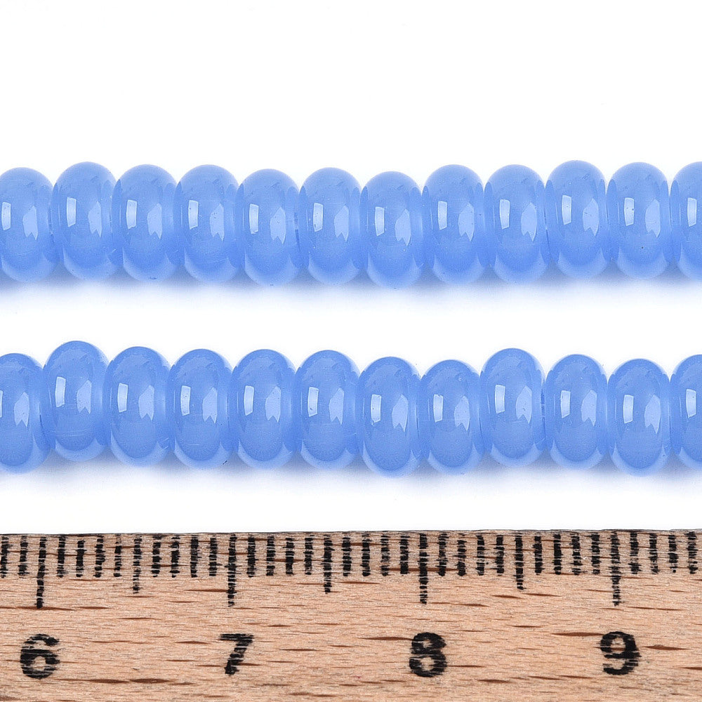 Glass Rondelles - 6x3mm