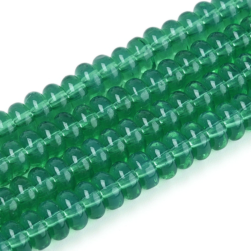 Glass Rondelles - 6x3mm