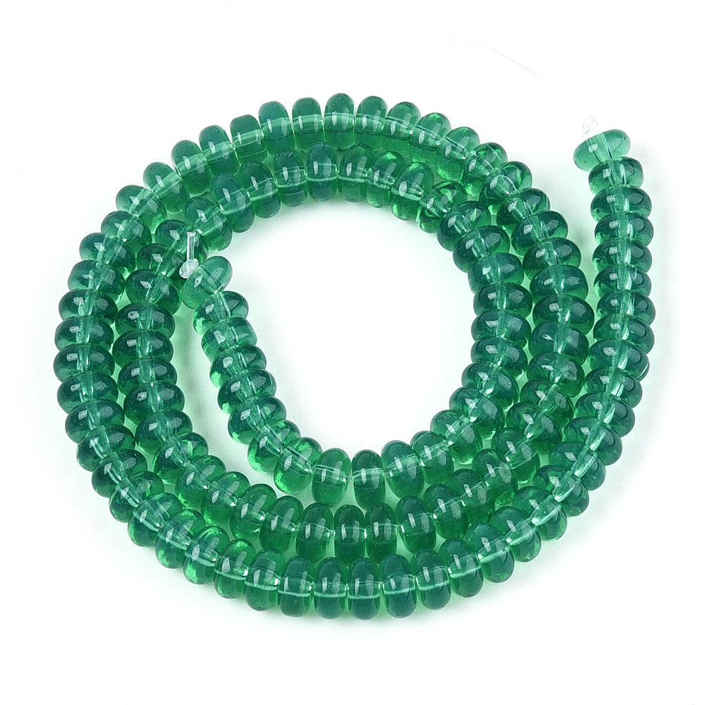 Glass Rondelles - 6x3mm