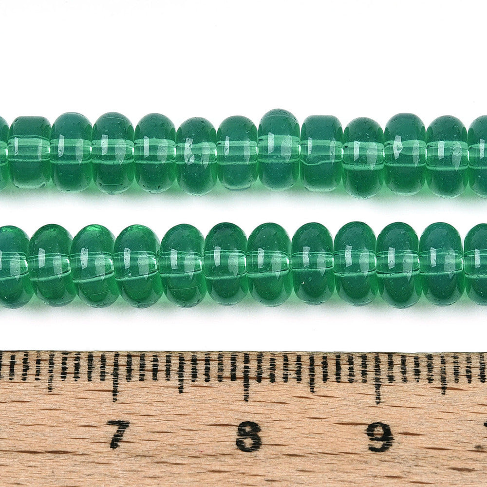 Glass Rondelles - 6x3mm