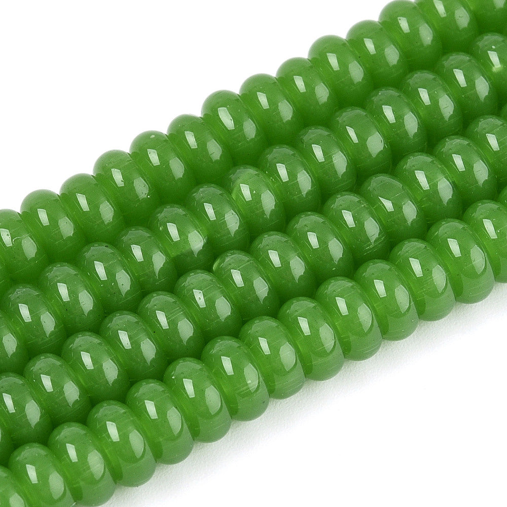 Glass Rondelles - 6x3mm