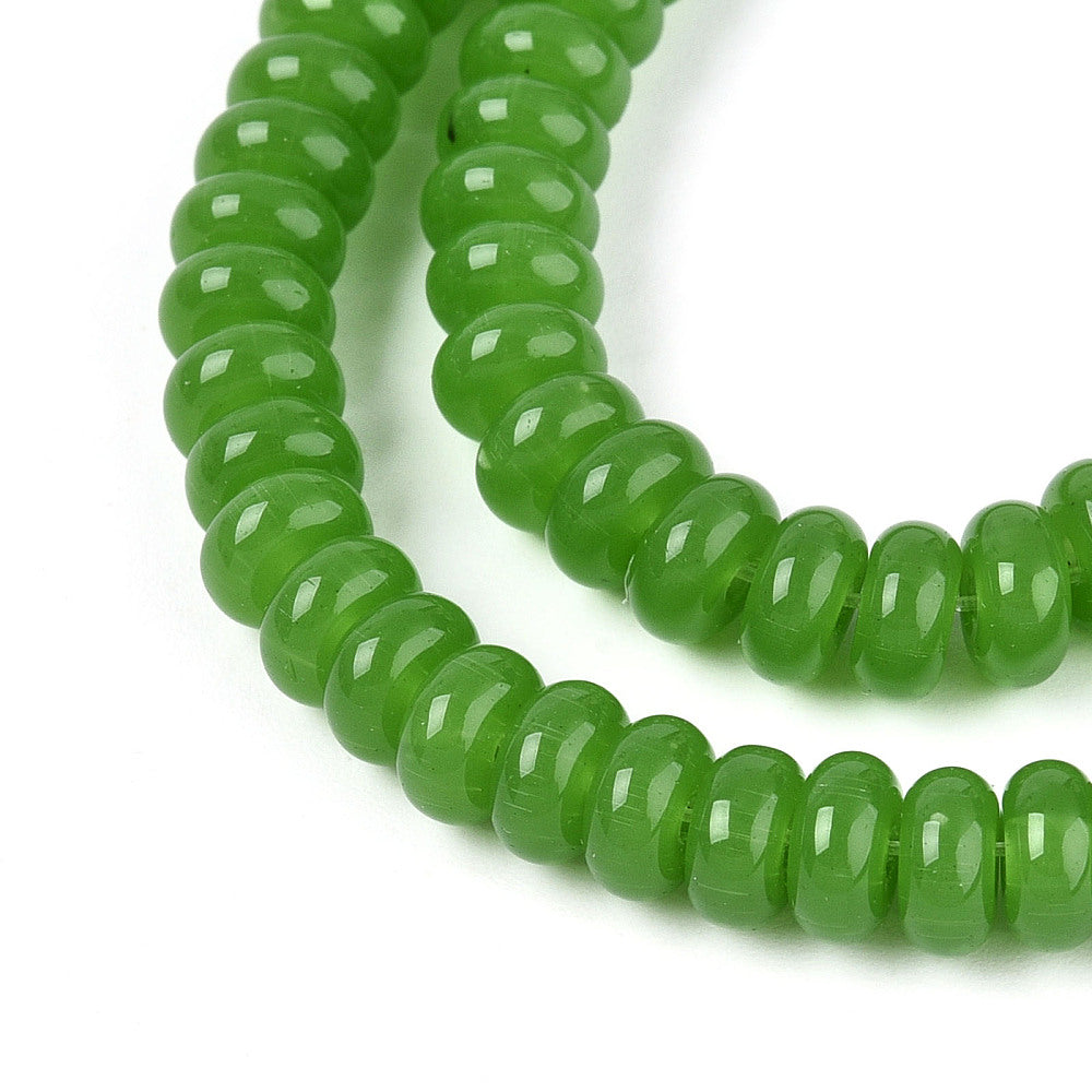 Glass Rondelles - 6x3mm