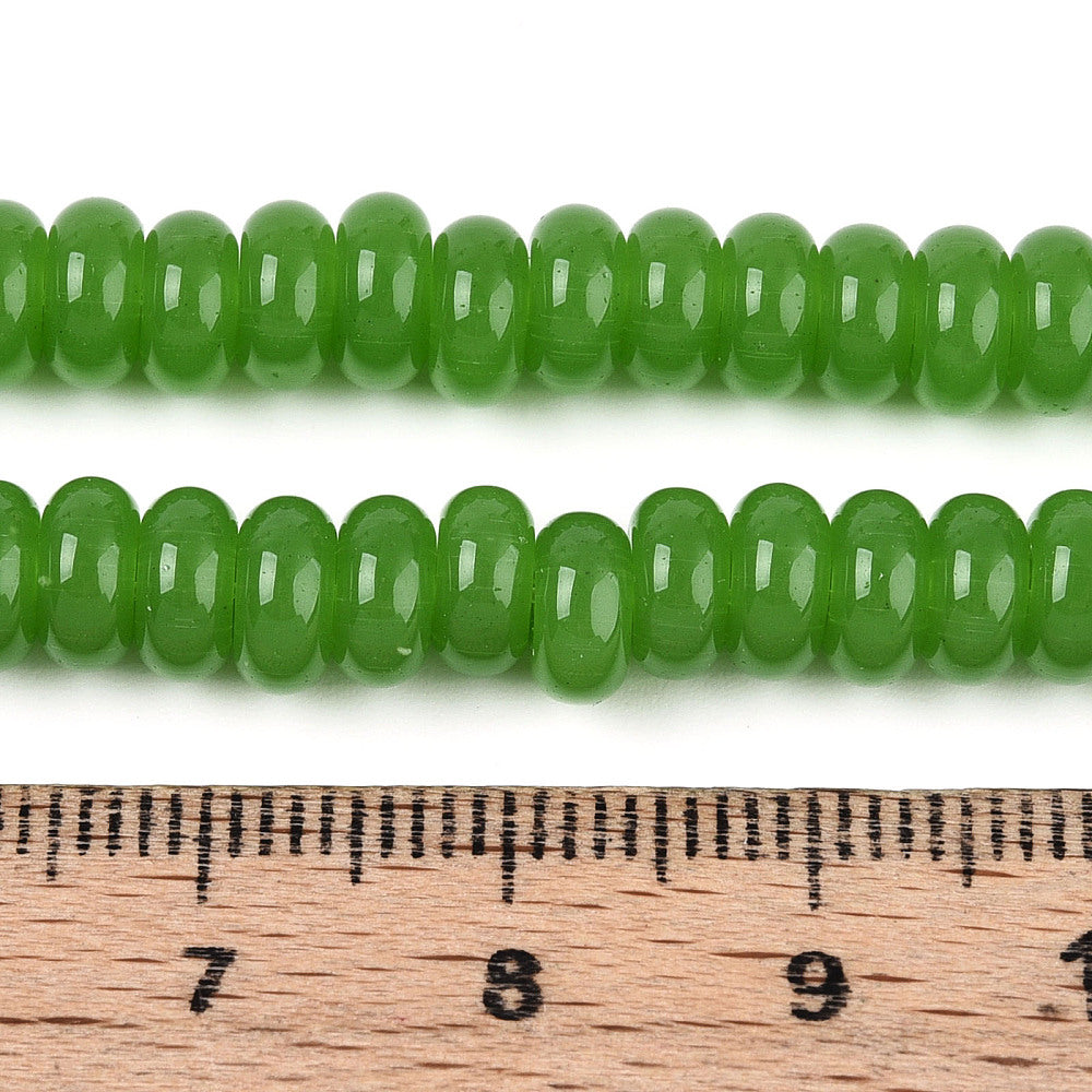 Glass Rondelles - 6x3mm