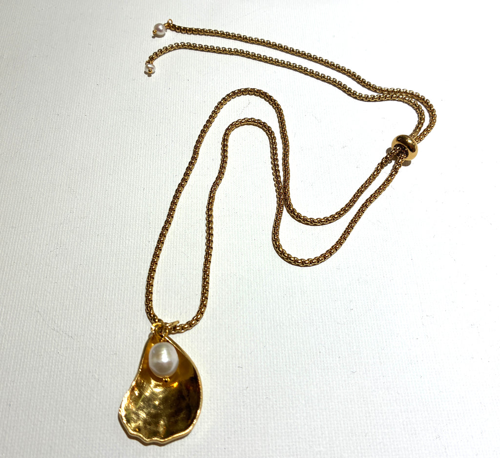 O is for Oyster Necklace