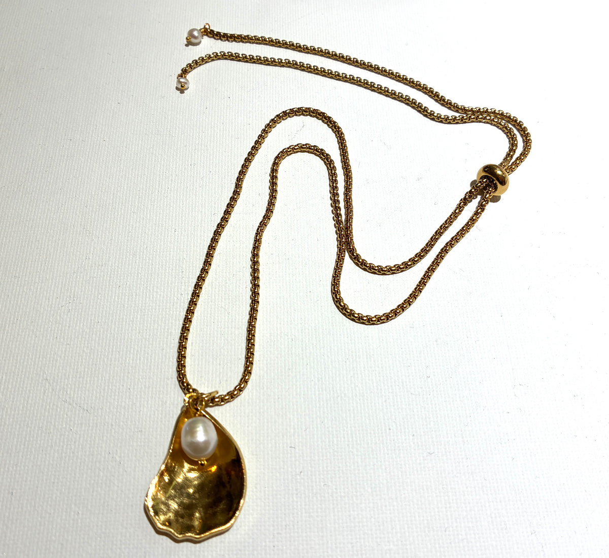 O is for Oyster Necklace