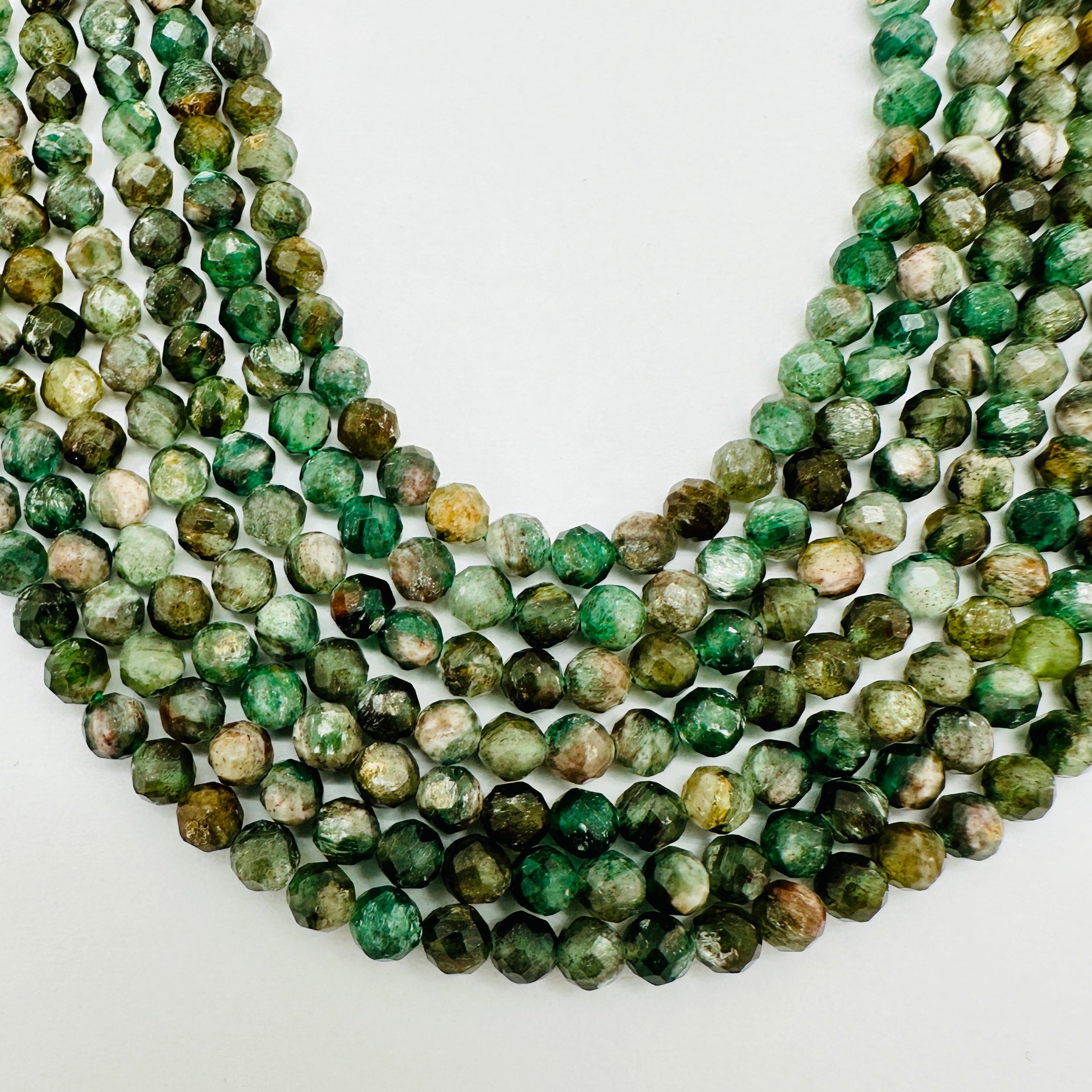 Green Tourmaline- 5mm Faceted Rounds