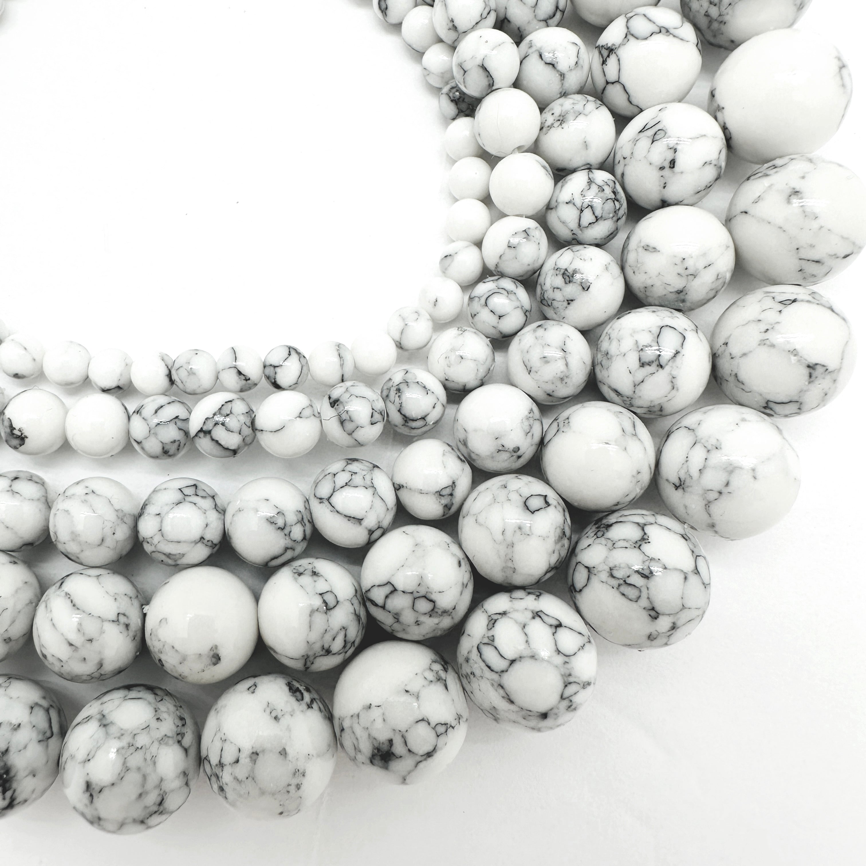 Magnesite Rounds- White