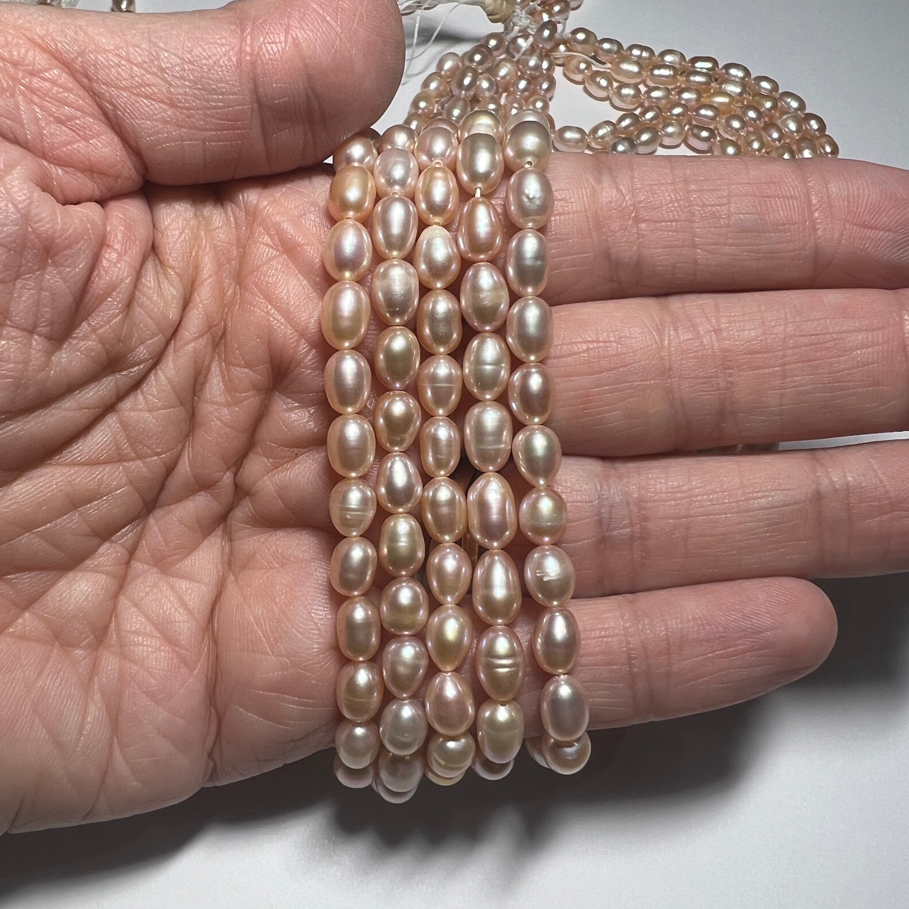 Freshwater Potato Pearls - 7x5mm