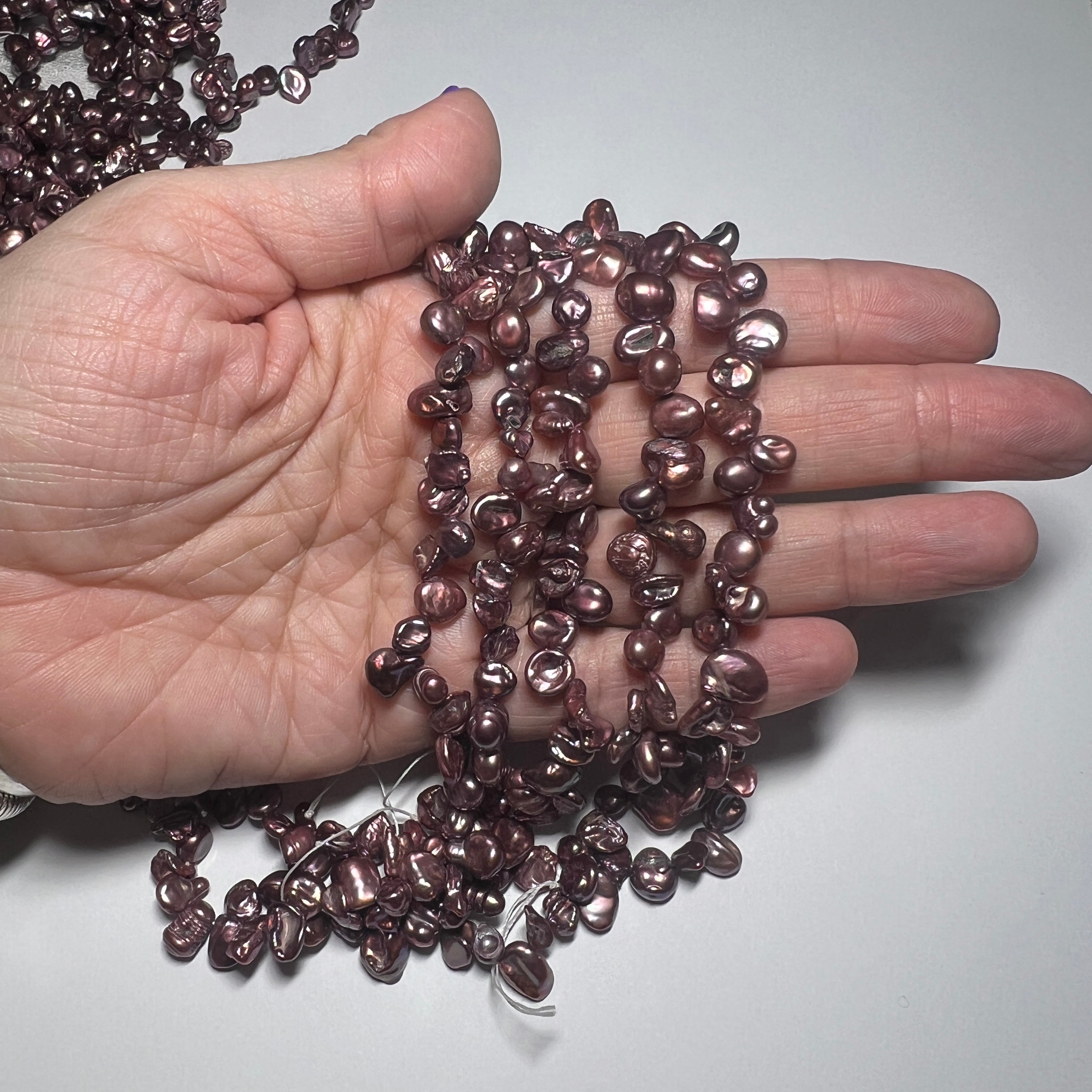 Freshwater Top-Drilled Pearl Freeforms