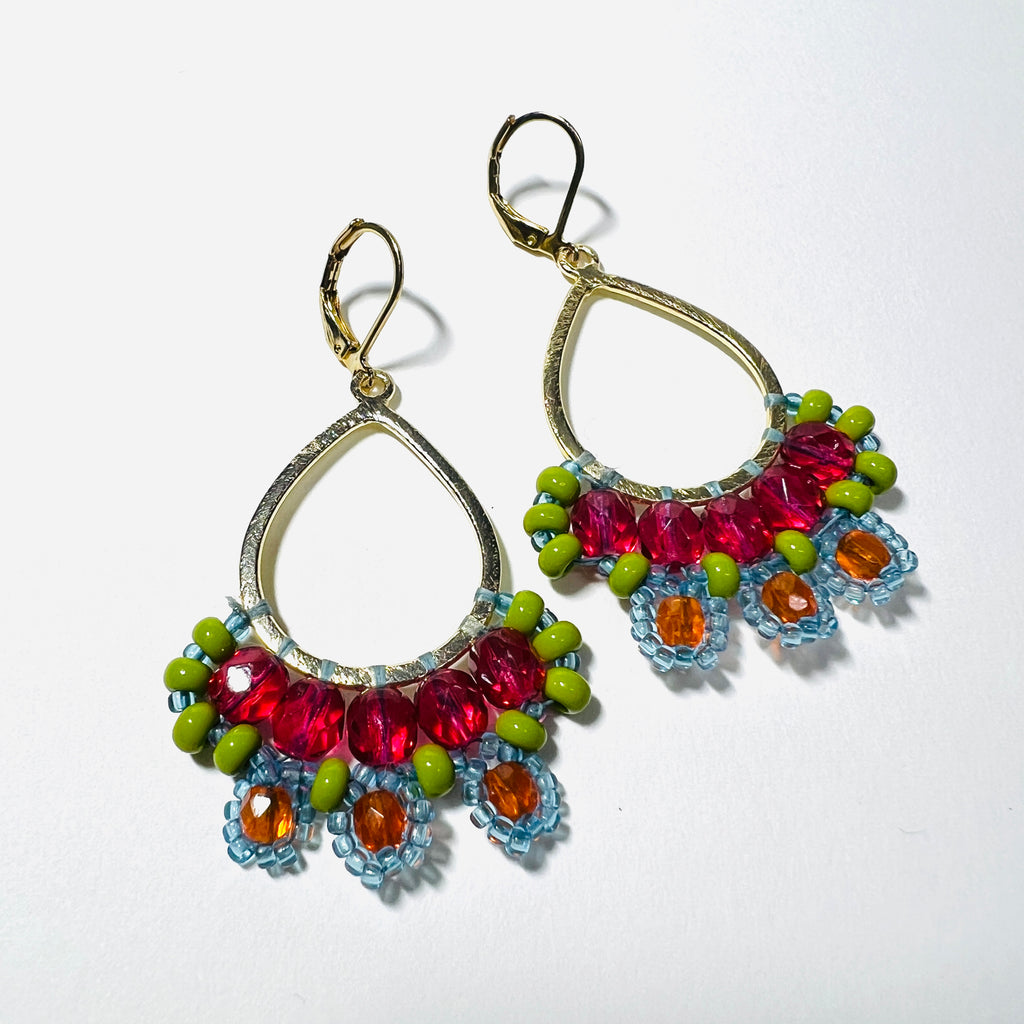 Woven Earrings with Kacey