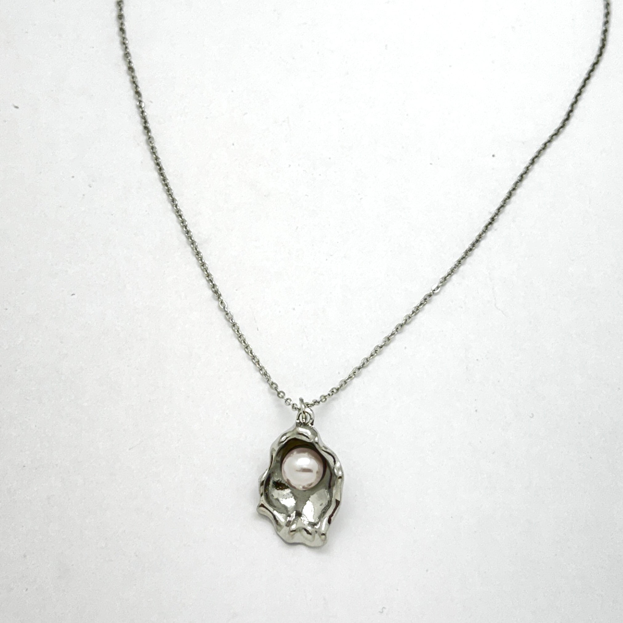 Oyster and Pearl Necklace