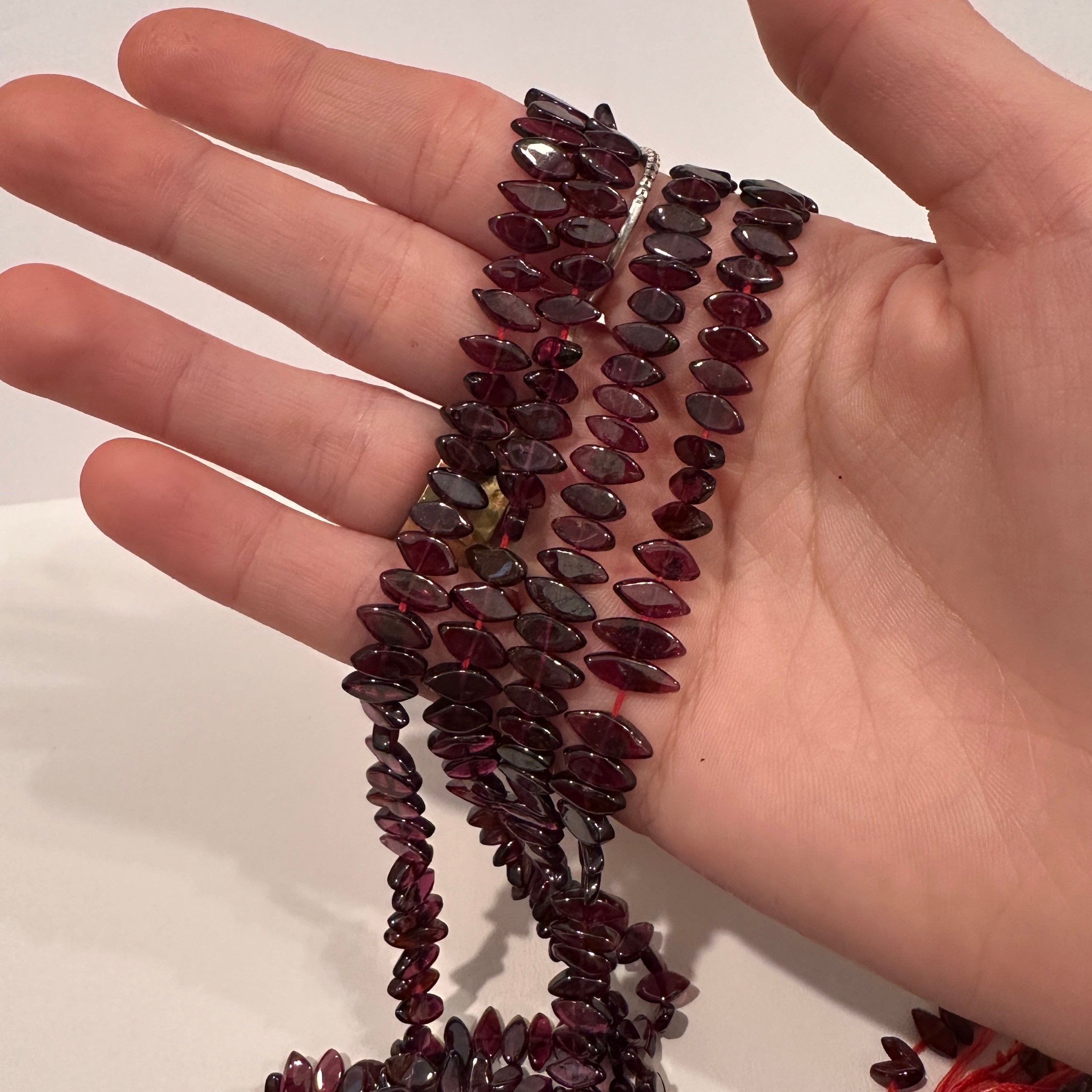 Garnet Diamonds (Side-Drilled)