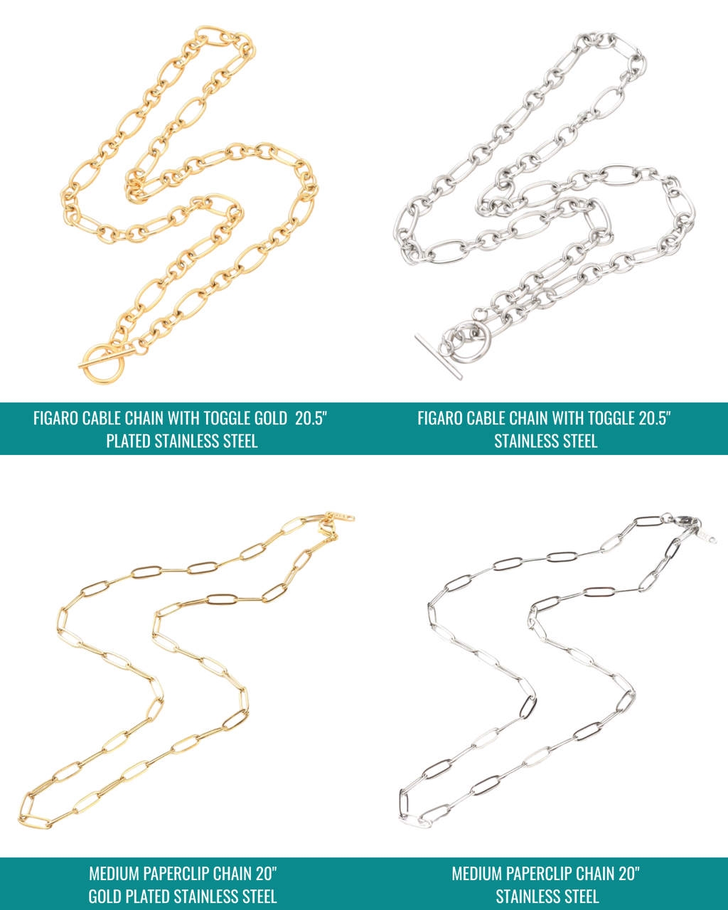 Virtual Charm Bar - Necklace with Spaced Out Charms