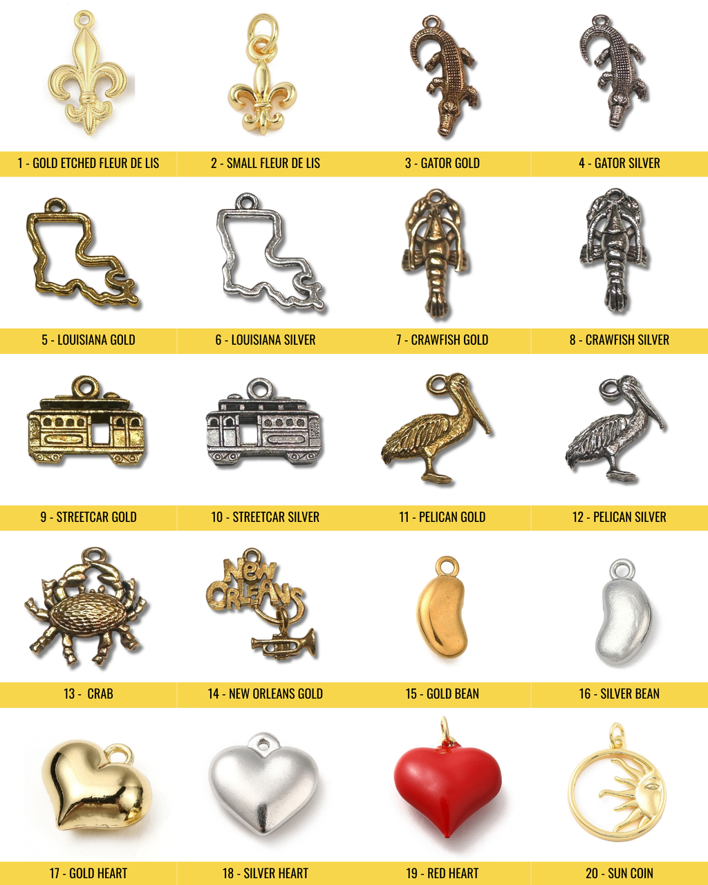 Virtual Charm Bar - Bracelet with Spaced Out Charms