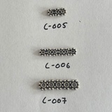 Bali Silver: Spacer Bars (pack)