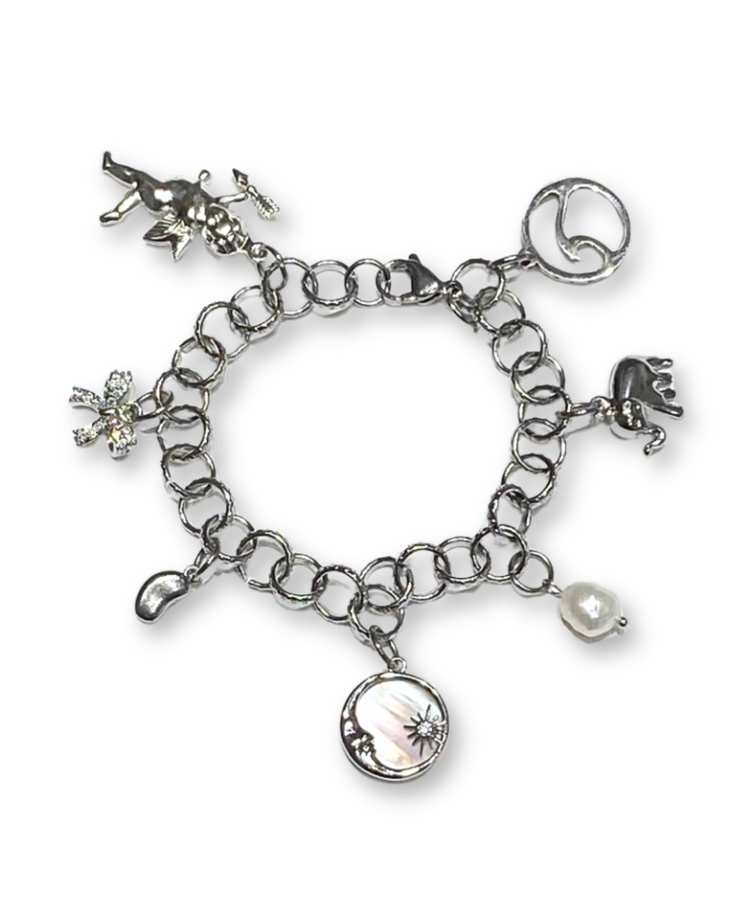 Virtual Charm Bar - Bracelet with Spaced Out Charms