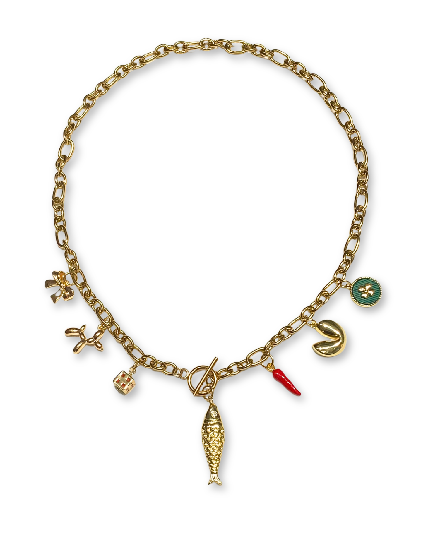 Virtual Charm Bar - Necklace with Spaced Out Charms