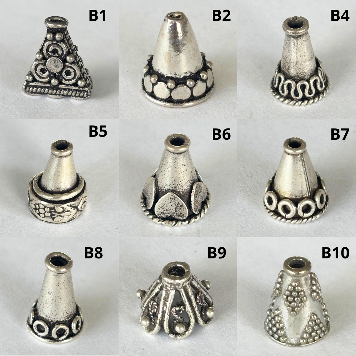 Bali Silver: Cones (pack)