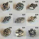 Bali Silver: Shaped Beads (pack)