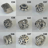 Bali Silver: Shaped Beads (pack)