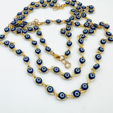 Blue Oval Evil Eye Jewelry