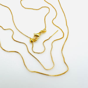 Adjustable Plated Brass Necklace