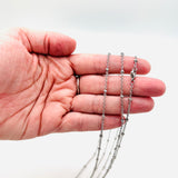 Satellite Chain Necklace - Stainless - 17.5"