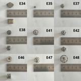 Bali Silver: Shaped Beads (pack)