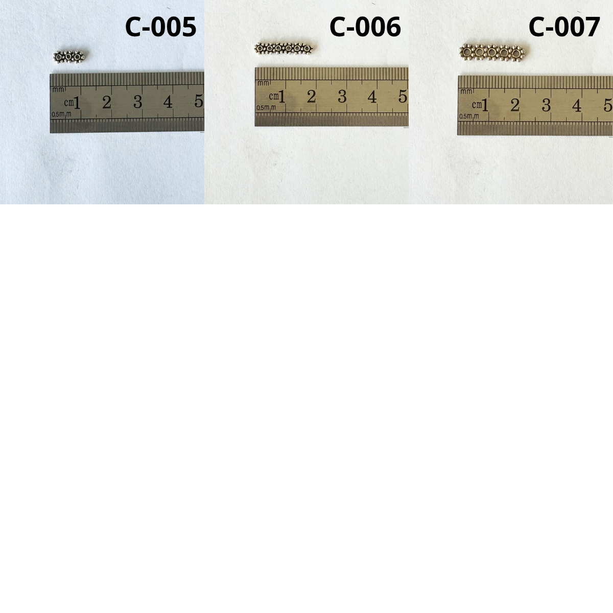 Bali Silver: Spacer Bars (pack)