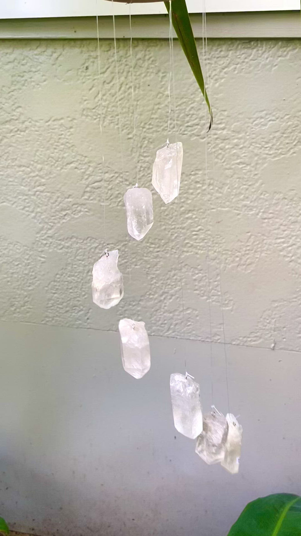 Quartz Point Wind Chime Mobile