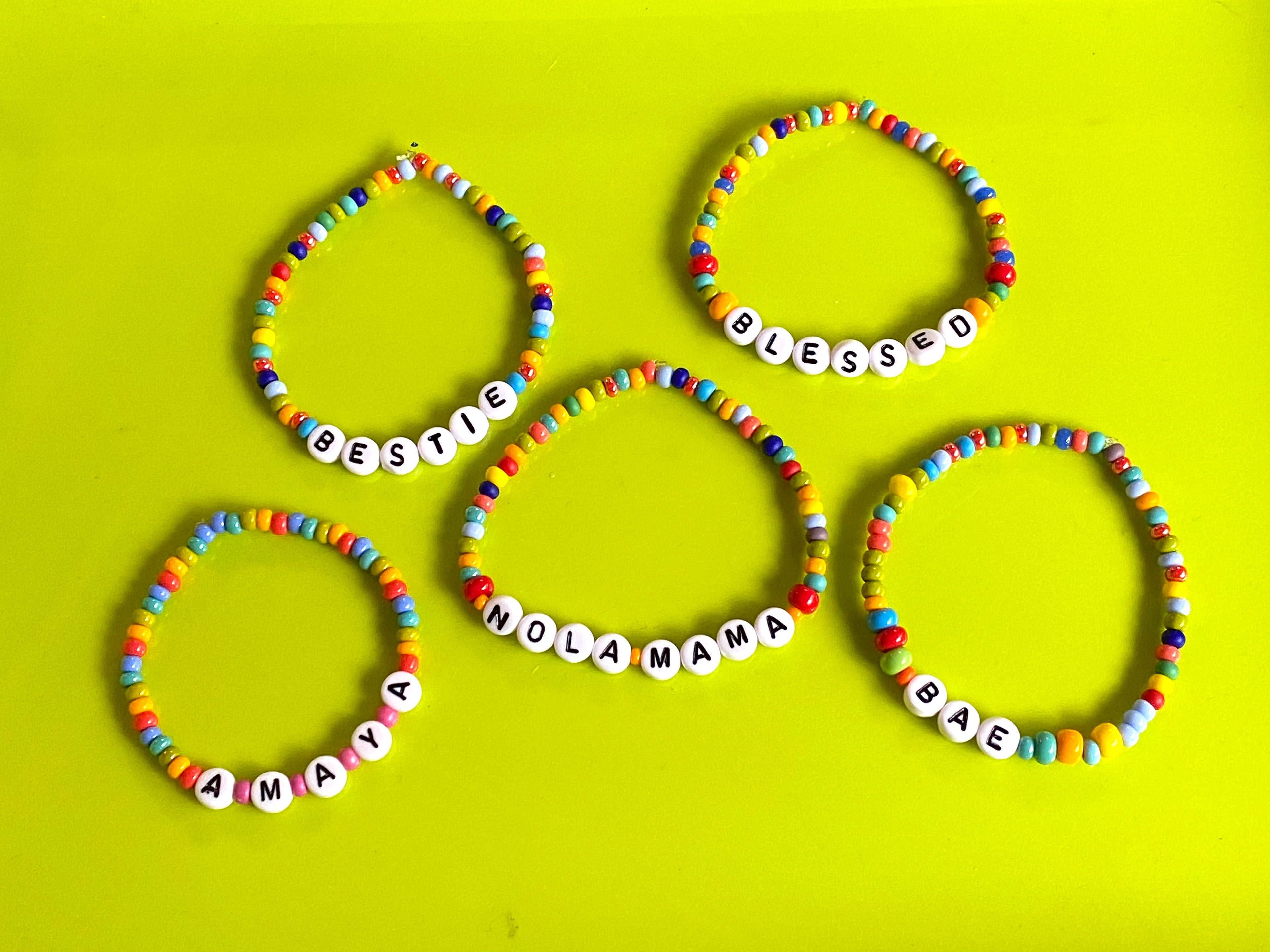 Just Say It! Word Bracelet Kit: Bitty Beads