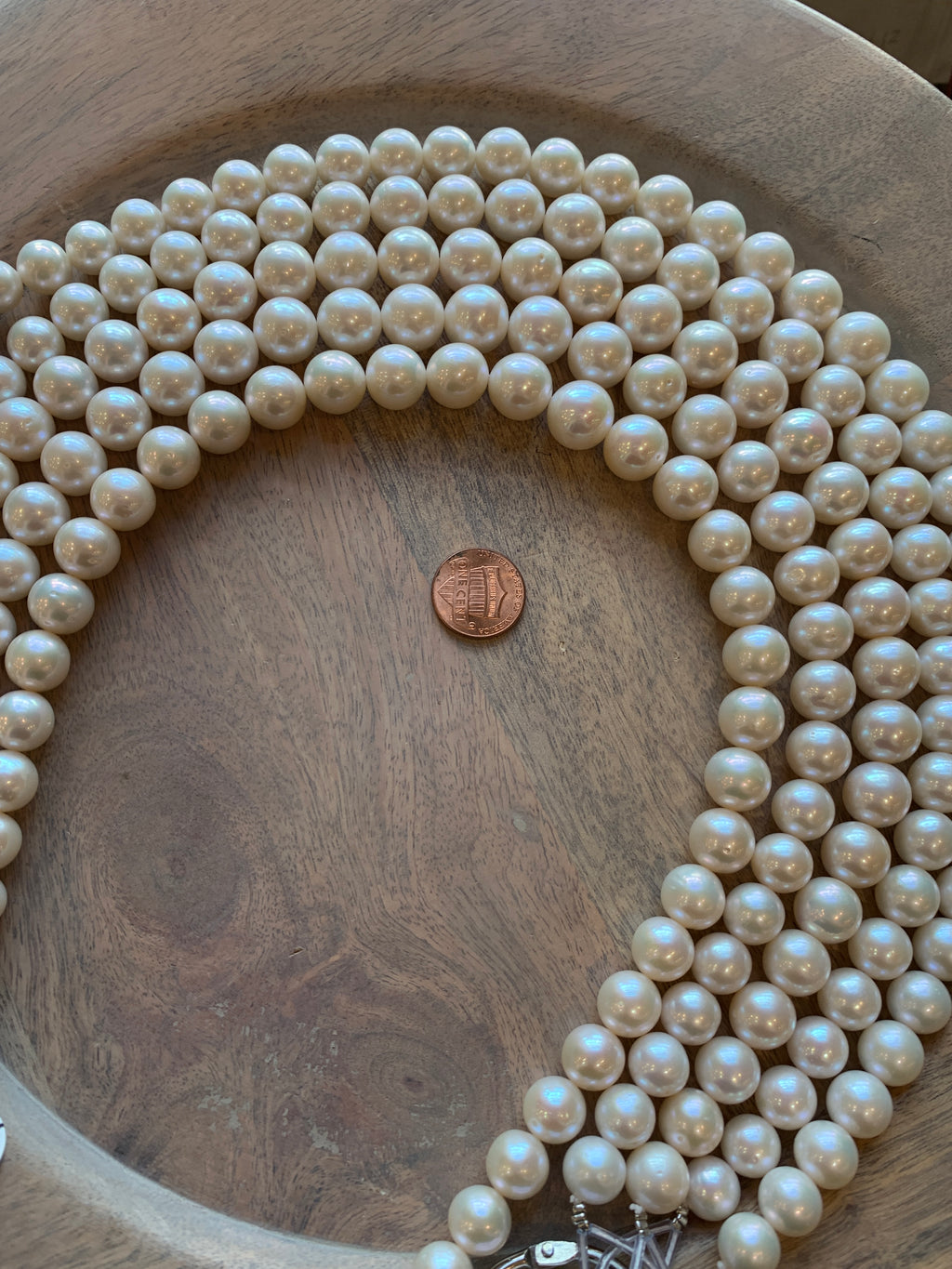 Pearls - Beautiful, Round, Natural White Pearls