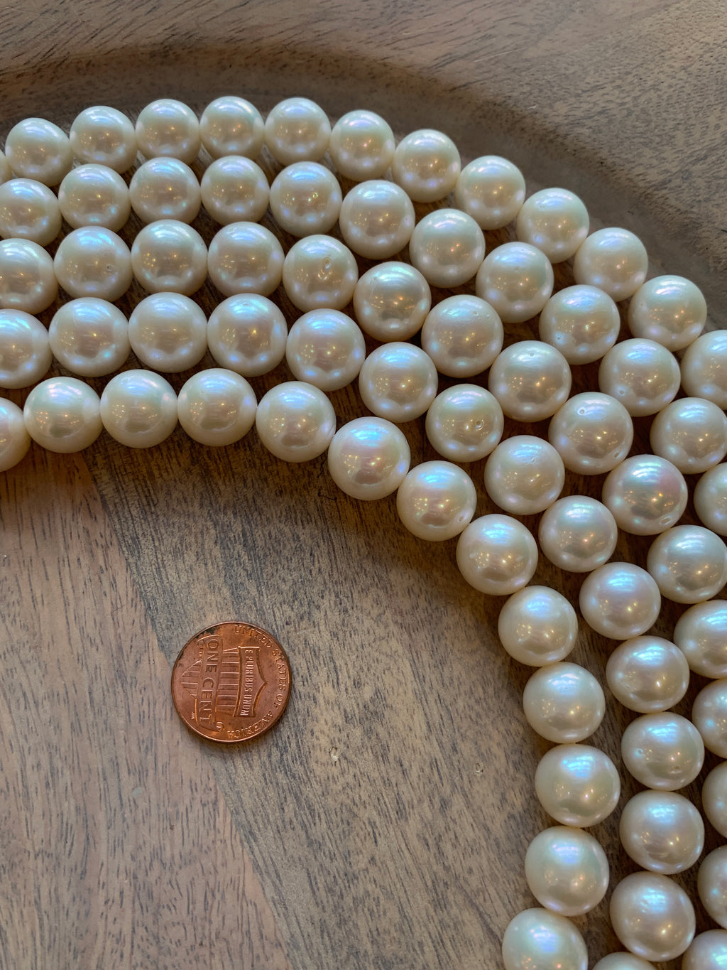 Pearls - Beautiful, Round, Natural White Pearls